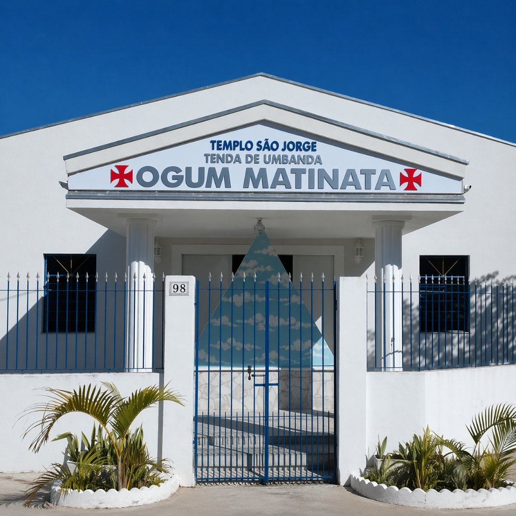 Fachada Templo Ogum Matinata